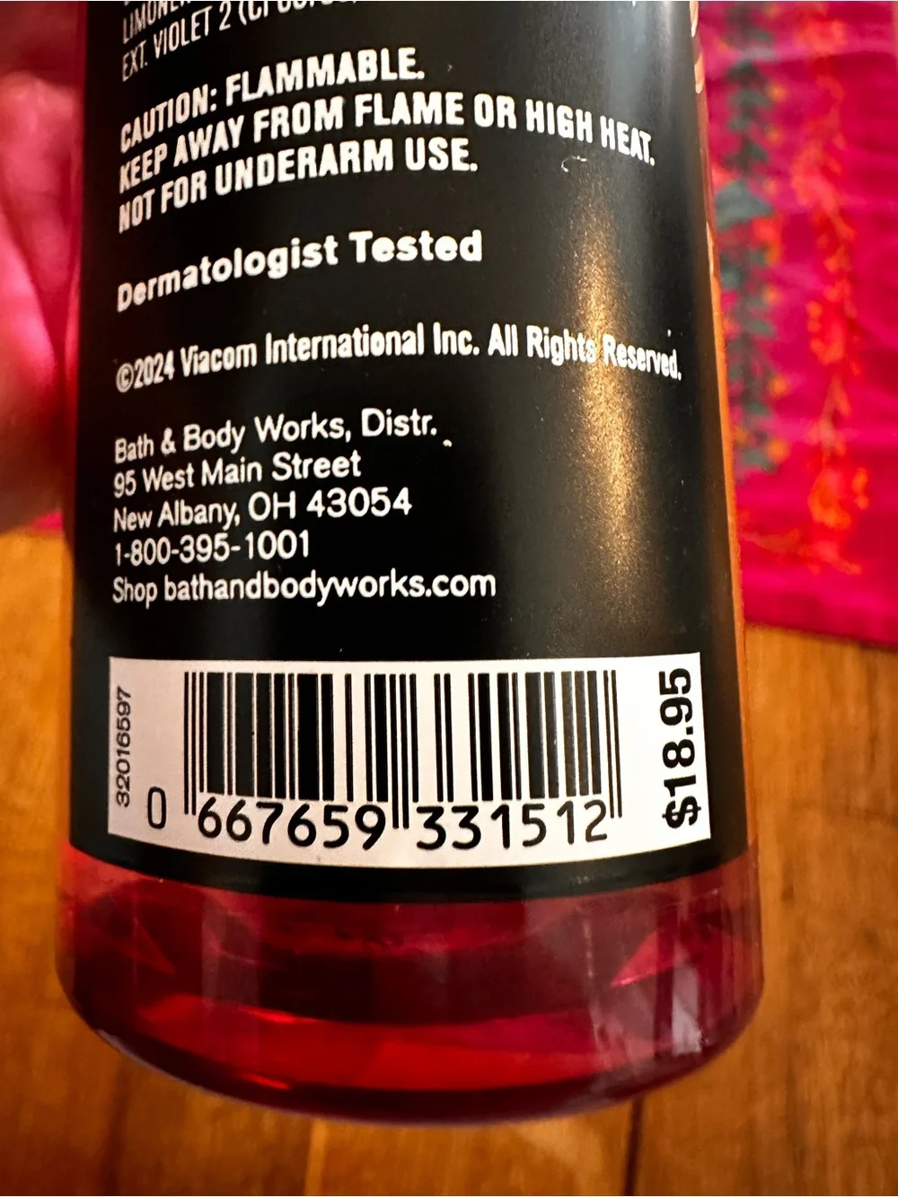 NWT Bath and Body Works Emily in Paris body spray